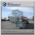 38 m3 Aluminium alloy petrol road tanker semi trailer 2 axle oil tank semi trailer